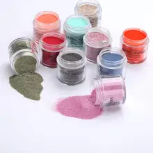30 видов цветов монохромный перламутровый цвет смесь ногтей окунания порошок блеск украшения