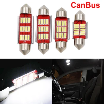 

4X C5W CANBUS Led Festoon 31mm 36mm 39mm 41mm Car Dome Reading Lamp Bulb For Lada Granta Vesta Kalina Niva Renault Duster Megane