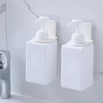 

Bathroom Suction Cup Hanger Storage Shower Gel Shampoo Soap Liquid Shelf Rack Bath Room Free Punch Wall Mounted Hanging Holder