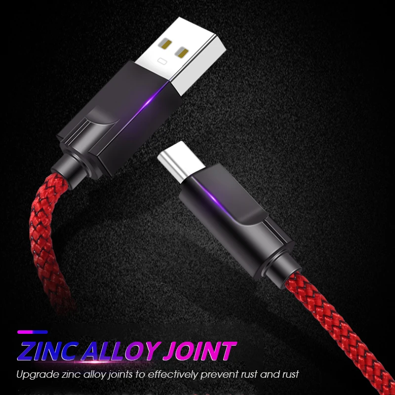 

Type C USB Cable 2.5A For Xiaomi Note 7 Pro USB Cable Smart Chip Fast Charging Type C Cable For Redmi K20 Pro USB Alloy Devices