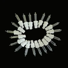 Запасные лампы в чистом теплом белом огне для ватных шаров гирлянды рабочее напряжение 110-240 В