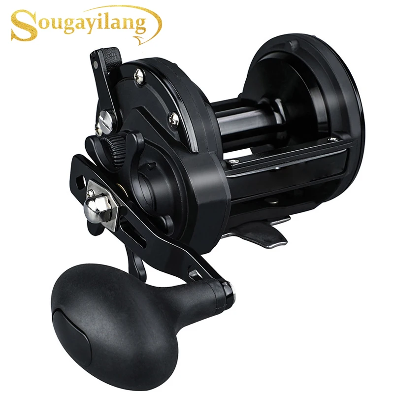 

Sougayilang 6.0:1 Trolling Fishing Reel Saltwater Sea Bait Casting Fishing Reels Spinning Reel Trolling Reel Max Drag 25kg