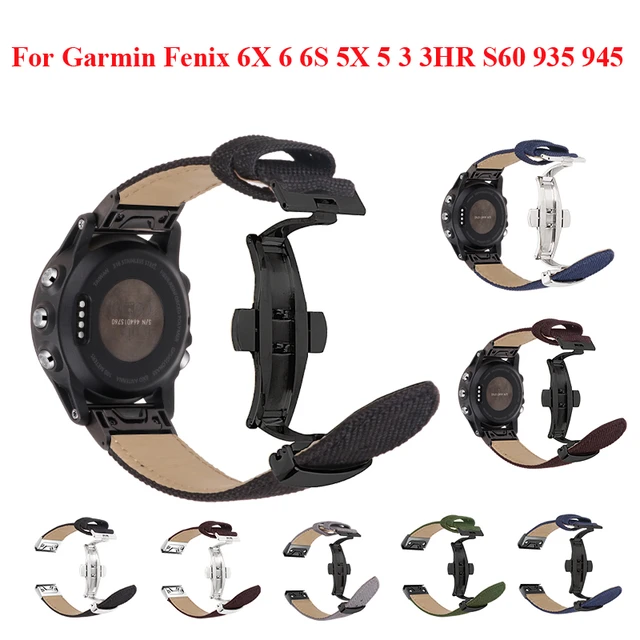 Bracelet de montre en nylon Quickfit pour Garmin Fenix, 22mm, 26mm