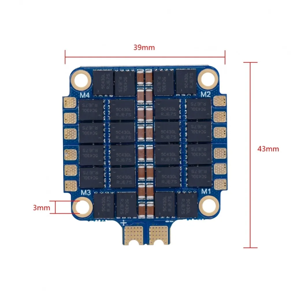 RC Аксессуар rc частей iFlight SucceX 50A 2-6S 4 в 1 бесщеточный ESC Dshot 1200 для FPV дрона с дистанционным управлением D301206