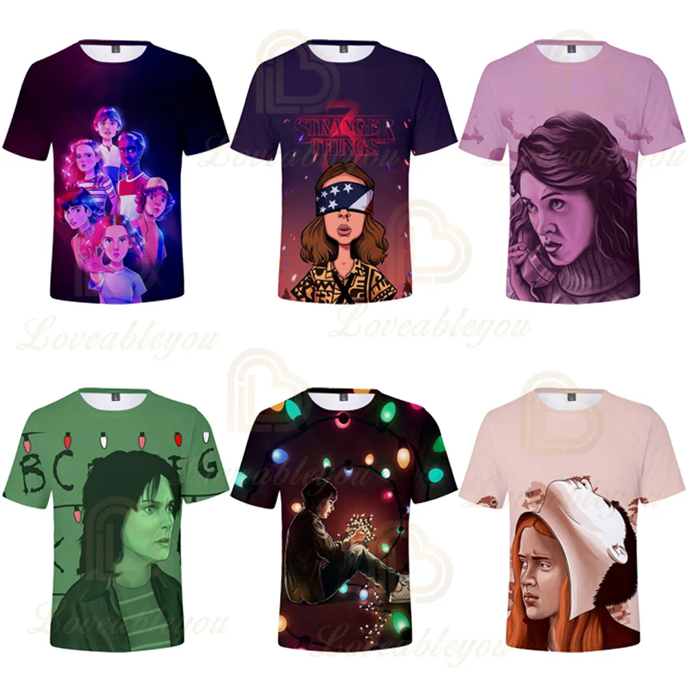 

2020 Tees Women T Shirt Print Tees Casual Short Sleeve Cotton Tops Summer Brand Clothing for Femme Teenager Gilr Kids Plus Size