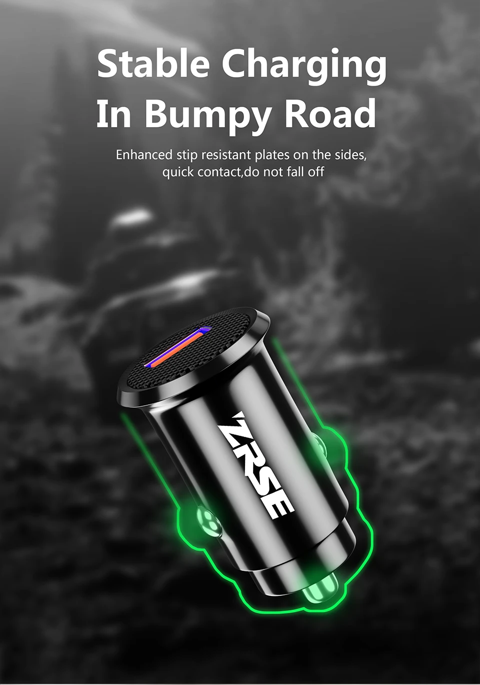 ZRSE USB Автомобильное зарядное устройство Quick Charge 3,0 Мини автомобильное usb-устройство для зарядки телефона для iPhone samsung huawei Xiaomi QC3.0 быстрая мобильная автомобильная зарядка