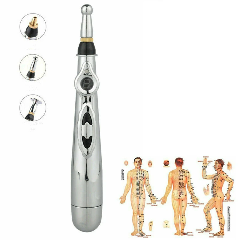 3/5 Heads Electronic Acupuncture Pen Electric Meridians Laser Therapy