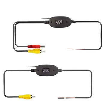 

2.4G Wireless Video Transmitter and Receiver Kit for Car Front Camera CAM Dash CAM Rear View Backlight