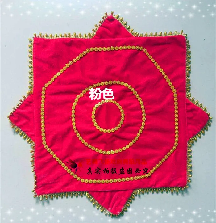 Red Flower like Handkerchief Industry Dance Handkerchief Flower Dance Duet Dancing Handkerchief Nor