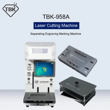 

TBK Laser Cutting Machine For Phone LCD Frame Repair Separating Engraving Marking Machine With Positioning Mould Laminated Mold