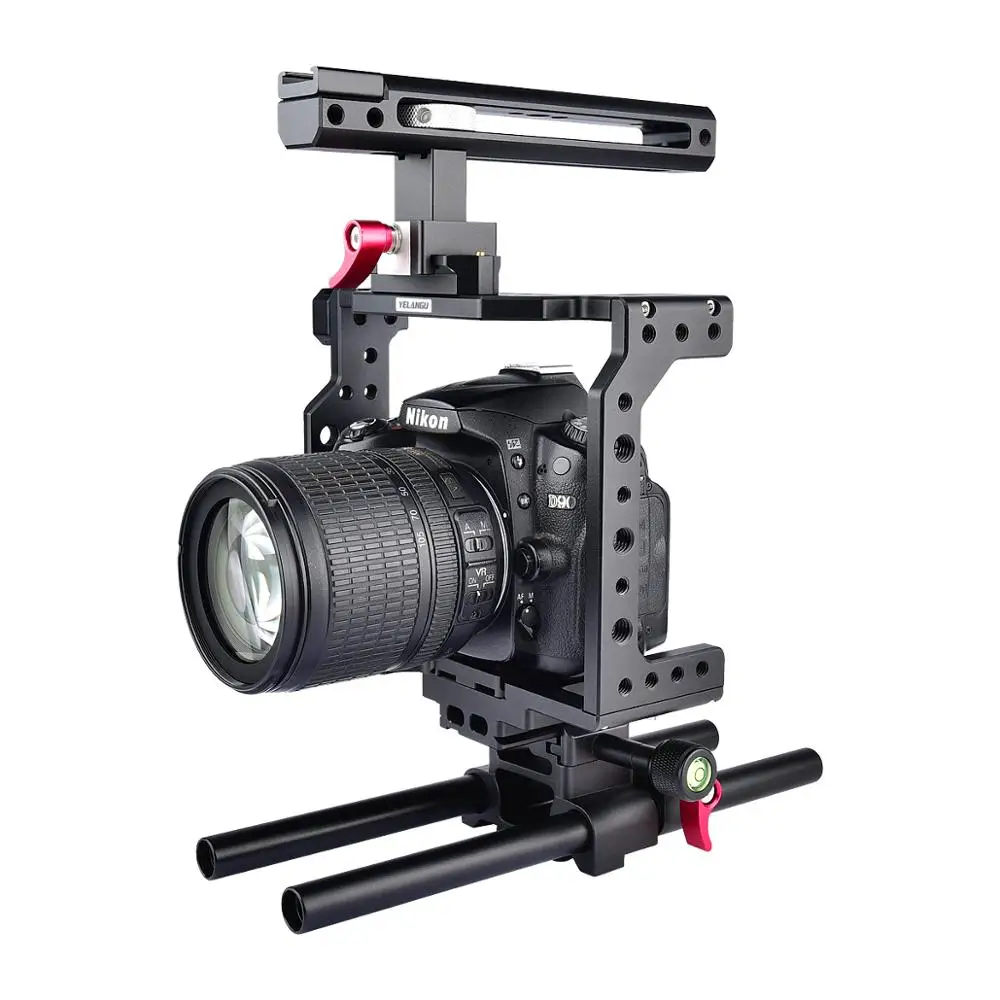 Держатель Стабилизатор Yelangu C8 для видеокамеры Canon 5D Mark IV III II 6D 7D Nikon DSLR с
