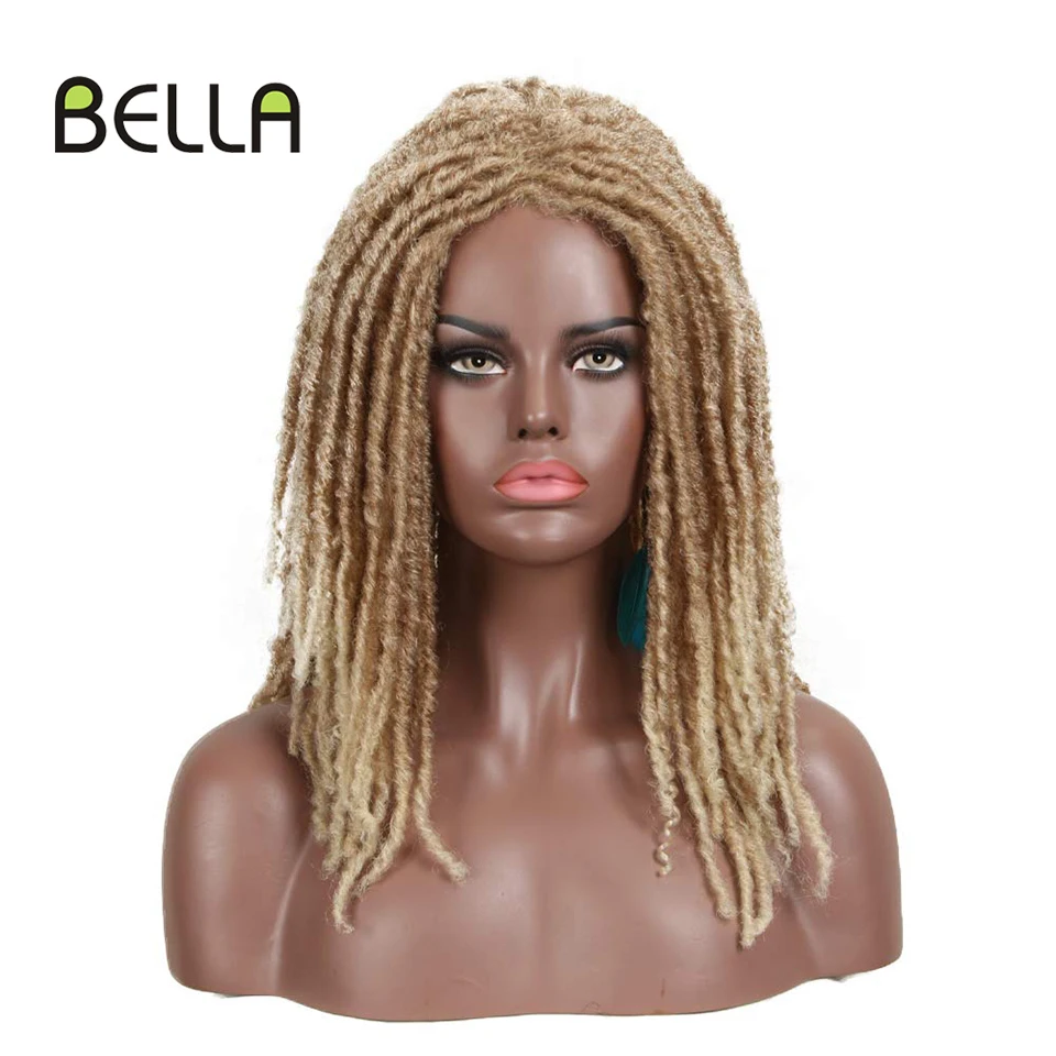 Женский синтетический парик Bella Philosophy черный вязаный крючком 22 дюйма твист