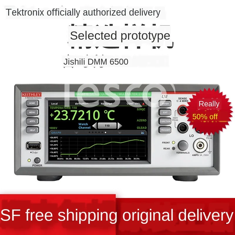 

DMM6500 touch screen desktop digital multimeter 6 and a half DAQ6510