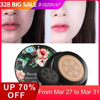 

Foundation BB Cream Air Cushion Mushroom Head CC Creams Concealer Whitening Face Makeup Cosmetics Waterproof Brighten Female Q