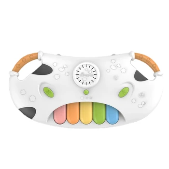 

Tumama Baby Music Piano Kids Baby Instruments Toddler Toys Educational Learning Song Cow Hamster Shape Geometric Blocks Sorting