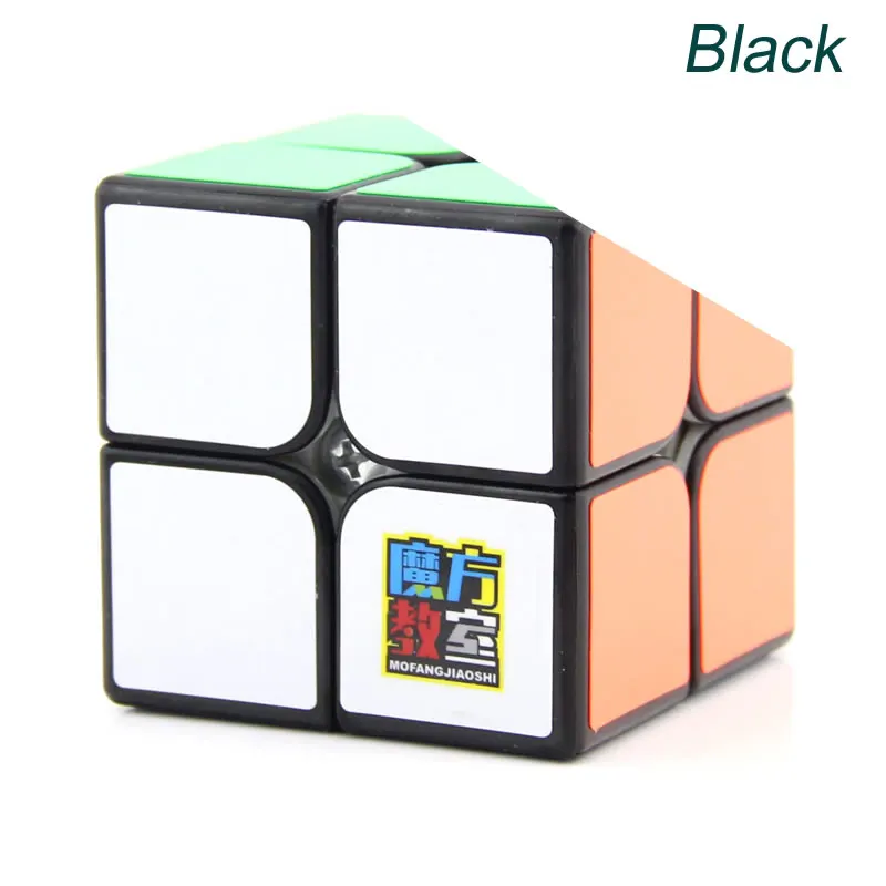 Black MoYu MF2 S 2x2x2 волшебный куб MF2S 2x2 Cubo Magico Профессиональный Neo скоростной куб головоломка антистресс игрушки для детей - Цвет: Black