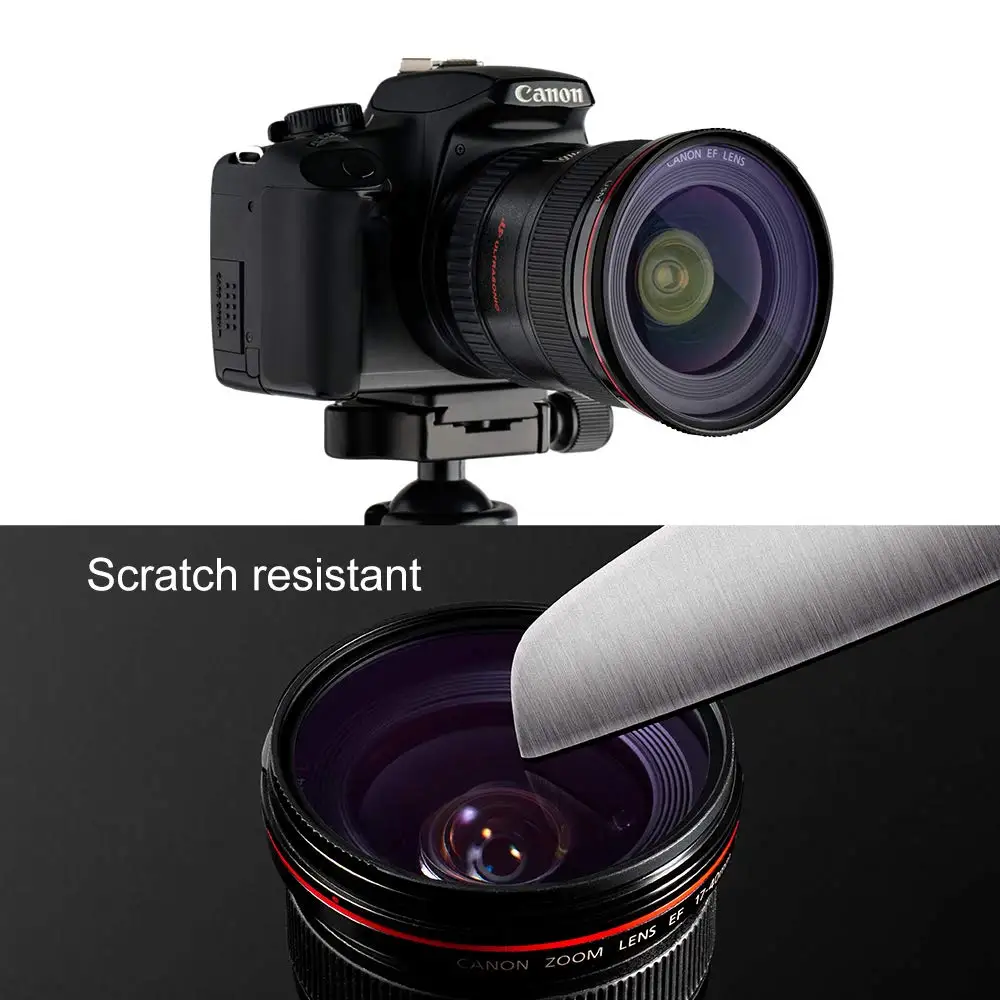 Comprar K   F concepto 52 58 67 72 77 82mm Filtro de noche transparente reducción de la contaminación de la capa Nano de múltiples capas para el cielo nocturno Estrella