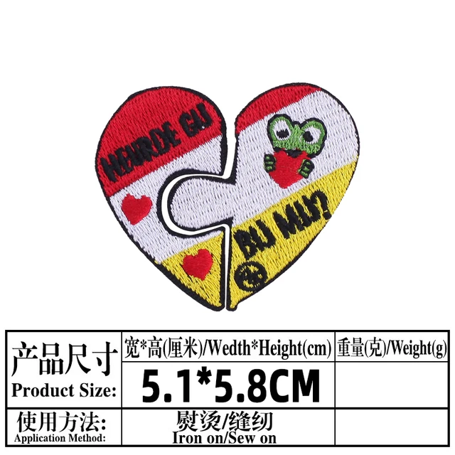 2021 Oeteldonk Emblem Frog Carnival for Netherland Emblems Full Embroidered Iron on Embroidery Patches for Clothing Applique F PE0098CT