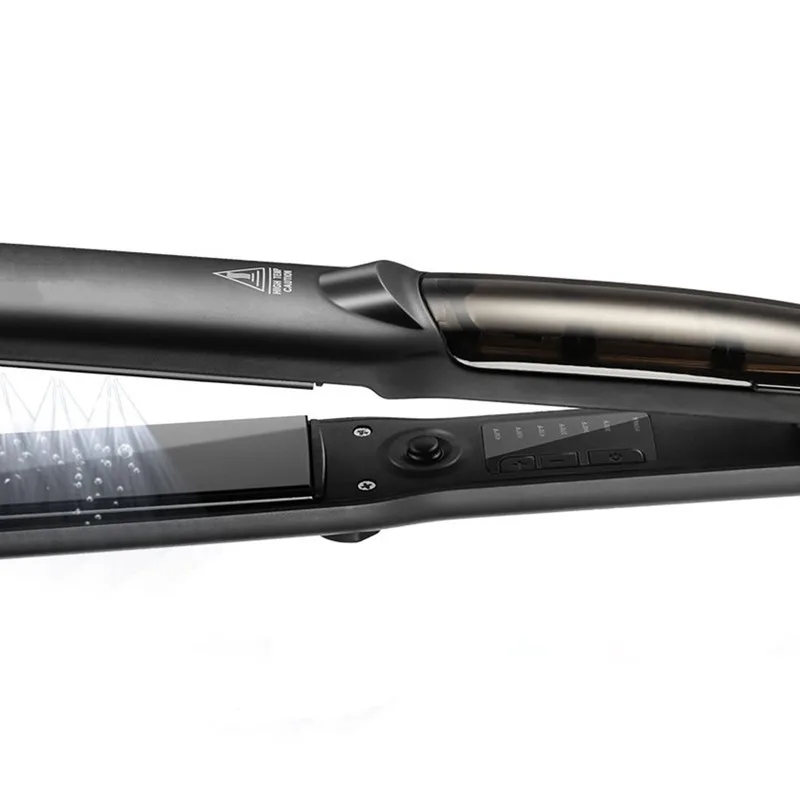 Professional Flat Iron Steam Hair Straightener with Argan Oil Infusion Steam Hair Flat Iron Ceramic Vapor Fast Heating Iron 9