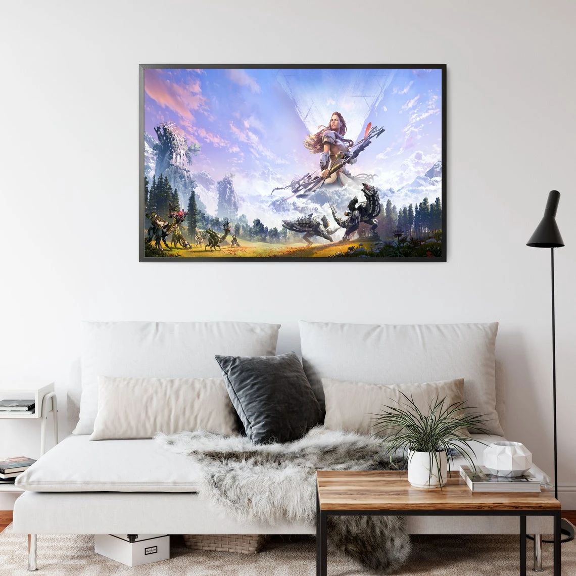 

Horizon Zero Dawn видео игры Холст плакат для дома картины для украшения стен (без рамки)