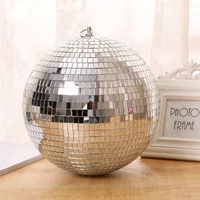 2024 Disco Mirror Ball Party Shiny Ball Stage Light Rotating Glass Ball Retro Reflective KTV DJ Lights Home Christmas Decoration 1