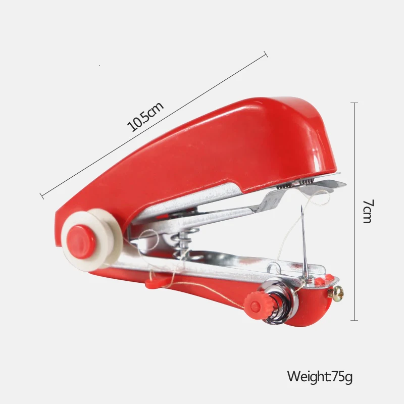 1 шт. Горячая мини Портативная рукоделие Беспроводная ручная одежда ткани одежда искусство ремесла и швейная машина аксессуары