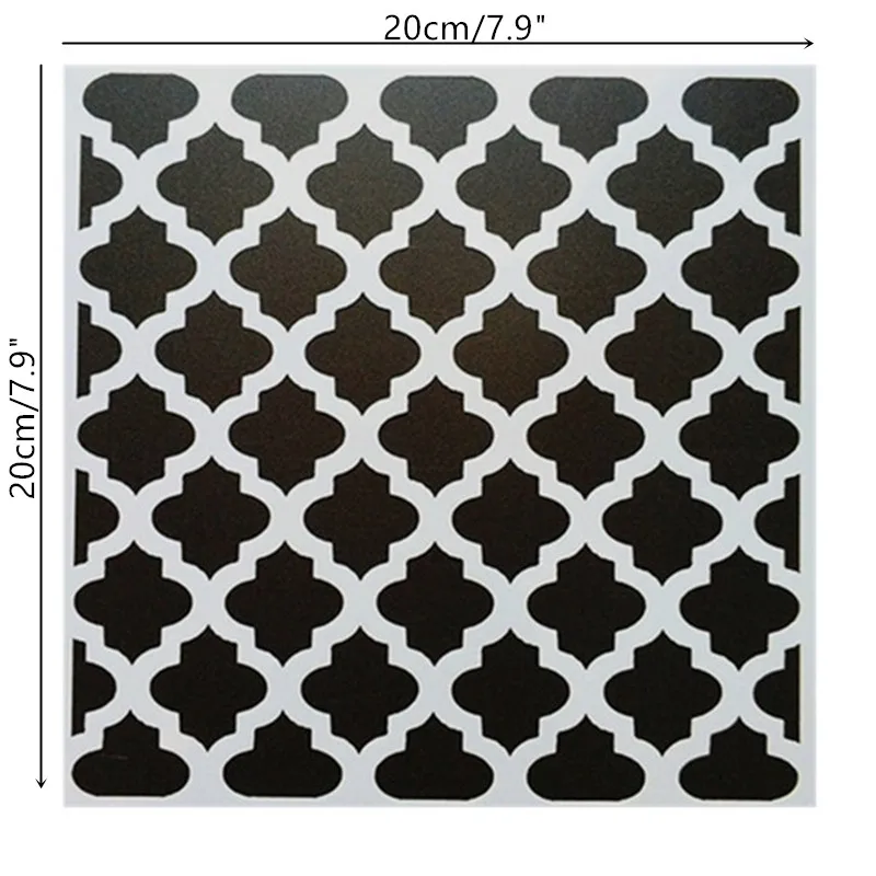 diy painting moroccan pattern stencils template for wall furniture fabric painting home decorative wall stencils aliexpress