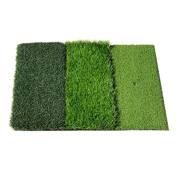 

Golf Practice Mat Foldable Artificial Lawn Nylon Grass with Rubber Tee Indoor Backyard Golf Training Hitting Mat