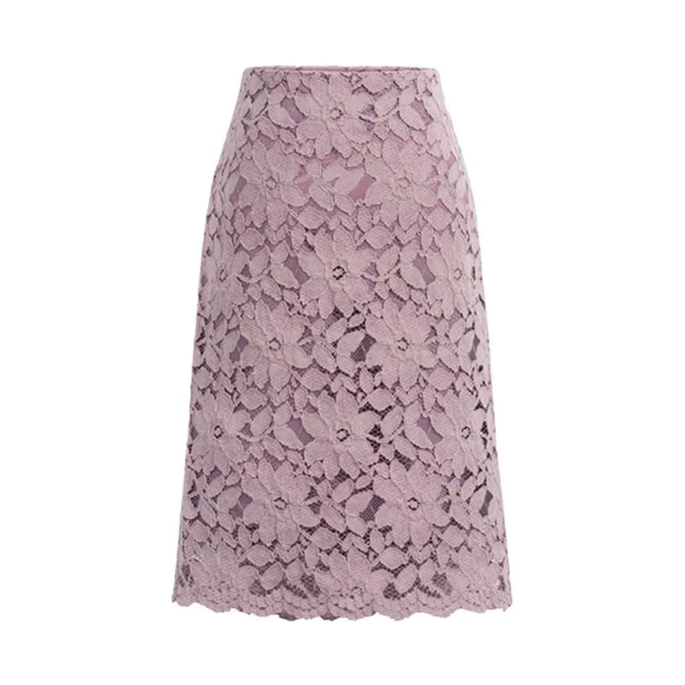 Women's Skirt Mesh Lace Skirt Midi Skirts Knee-Length Skirt Black Skirts Mujer Faldas Saias Social Women's Skirt Mesh Lace Skirt Midi Skirts Knee-Length Skirt Black Skirts Mujer Faldas Saias Social