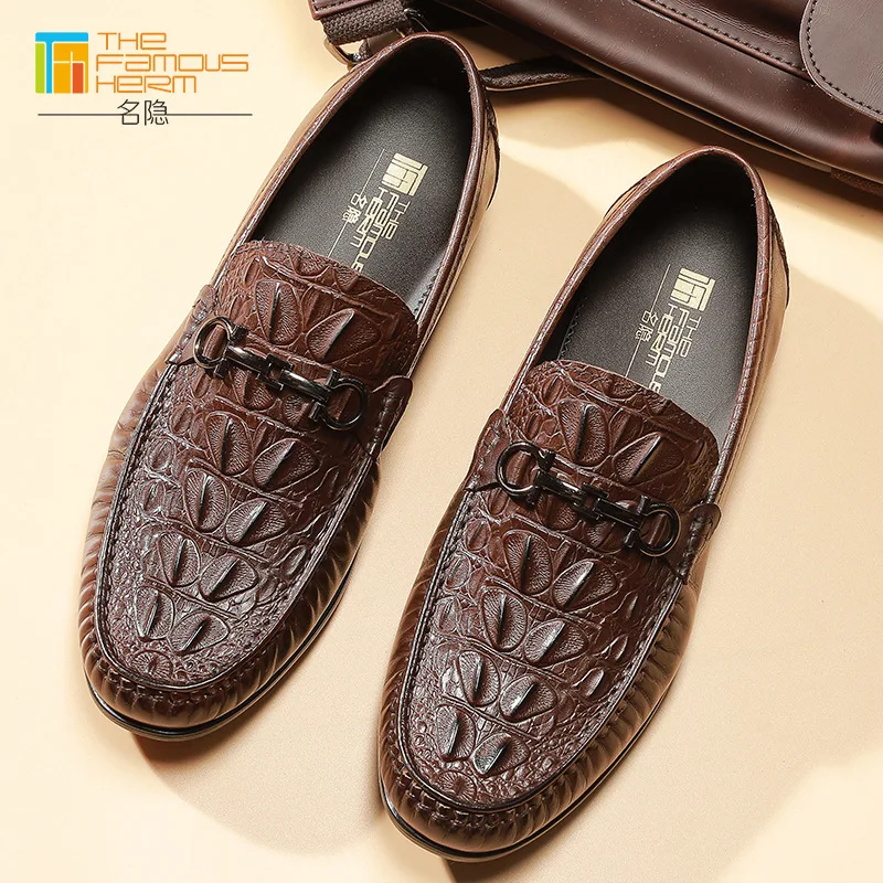 

TFH MEN'S SHOES | Top Grade New Style First Layer Handmade Leather Shoes Men Casual Shoe Fashion Genuine Leather Moccosins Men's