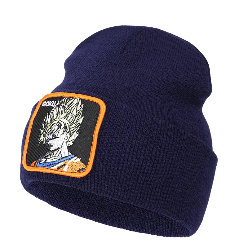 Новинка, Saiyan Son Goku, детская вязаная шапка для мальчиков и девочек, Dragon Ball Z, серия, вышитая шапка, милые игрушки для косплея, подарок - Цвет: 11
