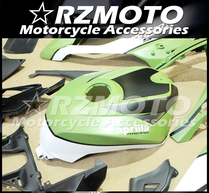 Инъекций ABS Полный обтекатели Наборы подходит для Aprilia RS125 2006 2007 2008 2009 2010 2011 06 07 08 09 10 11 Боди Комплект светильник зеленый