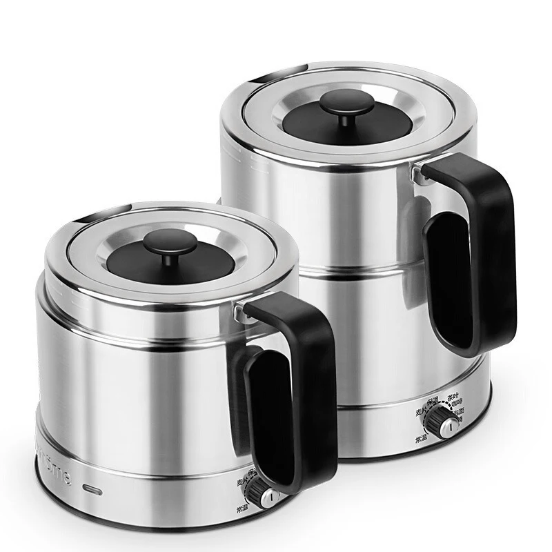 

110V/220V Folding Electric Kettle Mini Portable 304 Stainless Steel Collapsible Kettle Anti-scalding Travel Household Kettle