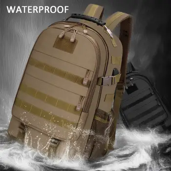 

Polyester Mountaineering Backpack Bag Outdoors Portable Field Pack Unisex 6.5cm Practical Camping Travel Bag Durable