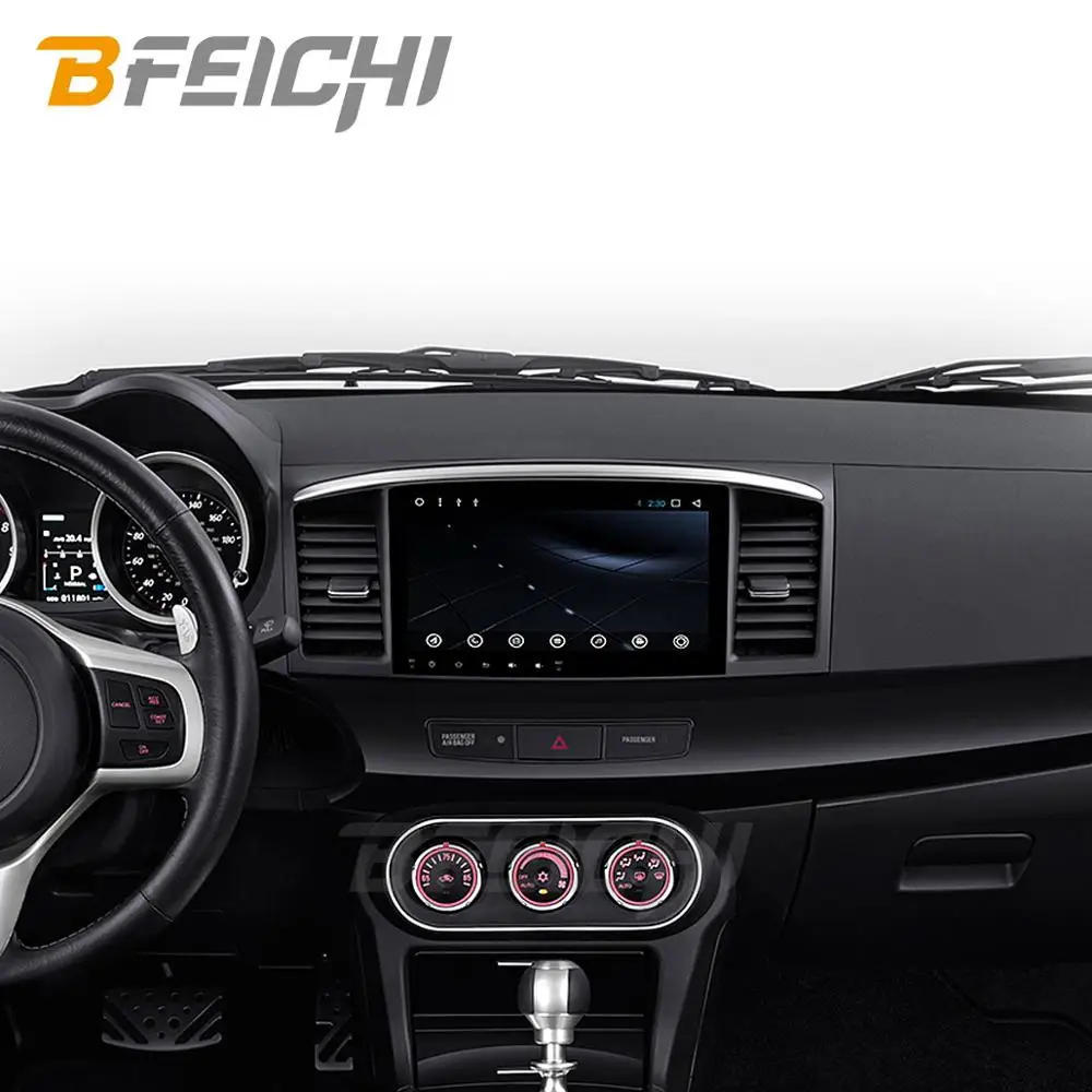 Android 9,0 PX30 автомобильный DVD для Mitsubishi Lancer 2005- с 10,1 дюймов 2 DIN gps Радио Видео плеер восемь ядер автомобильная навигация