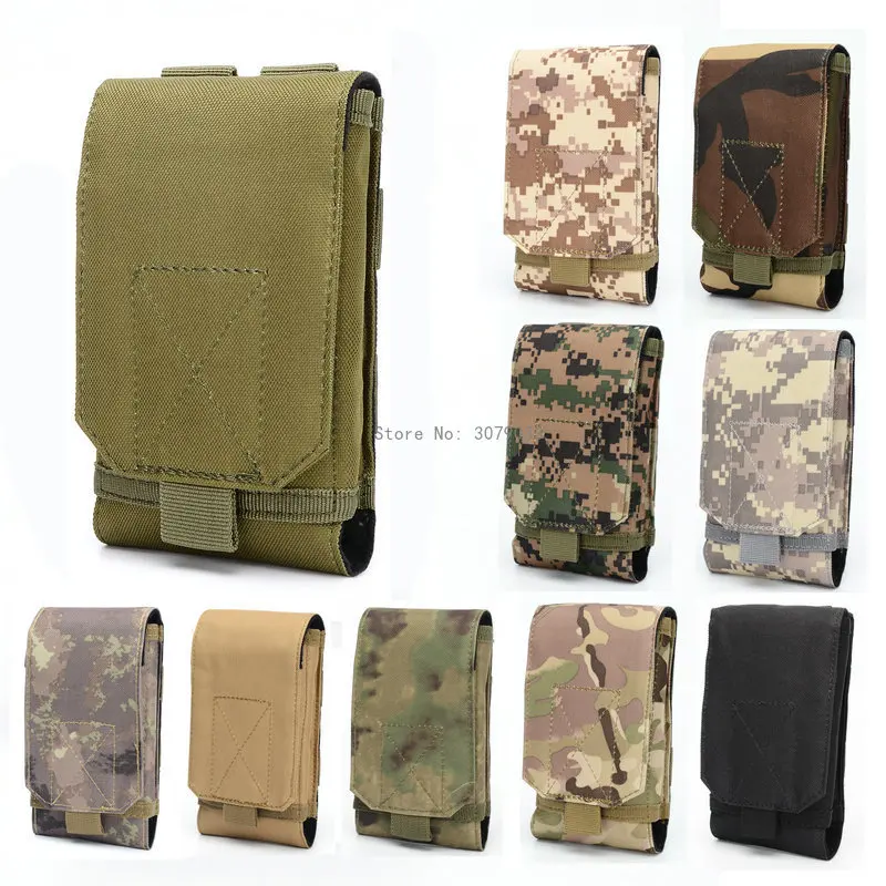 Тактический чехол для телефона Molle, 5,5 дюймов, чехлы для мобильного телефона, поясной ремень для военного телефона в стиле милитари, универсальная сумка для аксессуаров