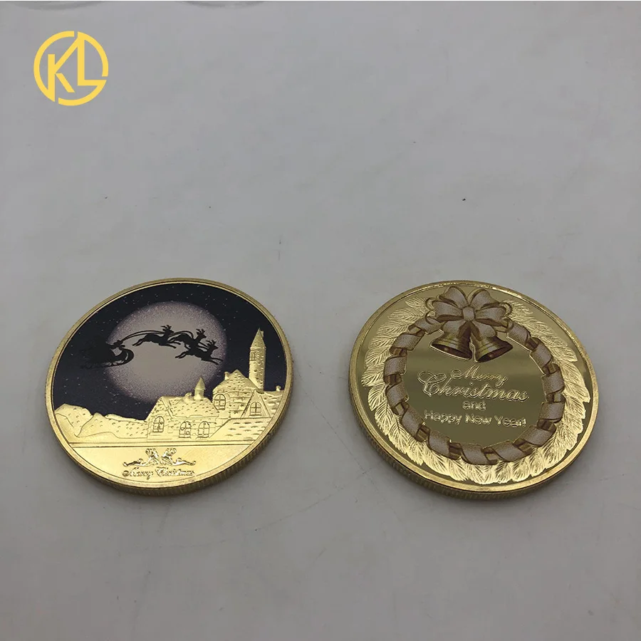 Горячая Распродажа, рождественские подарки, Посеребренная монета с красивой принцессой и новогодней елкой для счастливого нового года