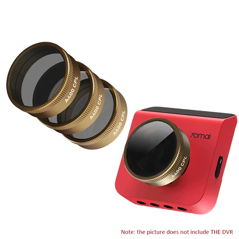 Polarizzatore Cpl Con Filtro Di Registrazione Dashcam Dvr Per Auto, Per 70 Mai Dash Cam A400 Cpl Rotante Elimina Riflettente