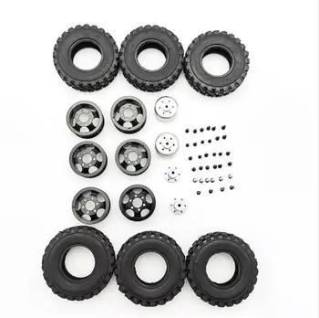 

LeadingStar 4X4 Rear Double RC Car Wheel for 1/16 WPL B14 B24 JJRC Q61 Truck Vehicle Models Black