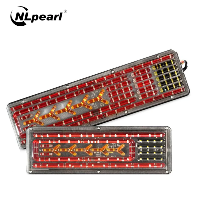 NLpearl автомобильный фонарь в сборе 24 В светодиодные задние фонари для грузовика