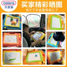 BRS# негабаритных магнитная доска для рисования Детские Обучающие Цвет Набор для рисования для детей младшего возраста с электронным блокнотом каракули доска