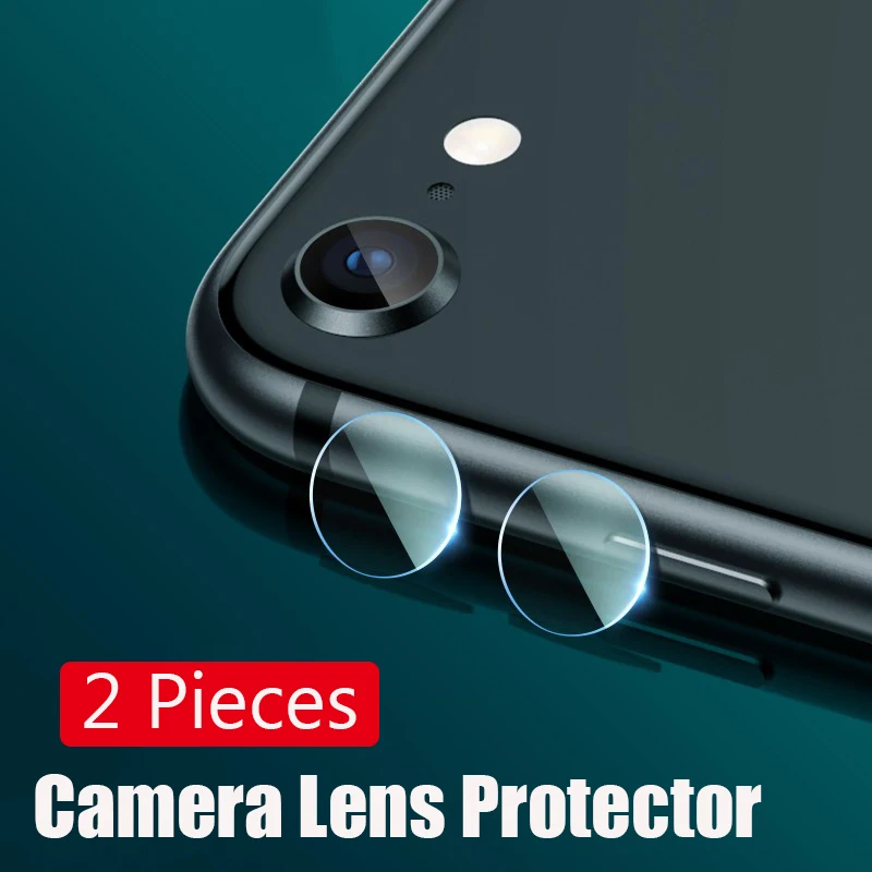 2 шт камера протекторы для iPhone 7 SE 2020 Защитное стекло Apple 8 Plus Len защита защитное на i