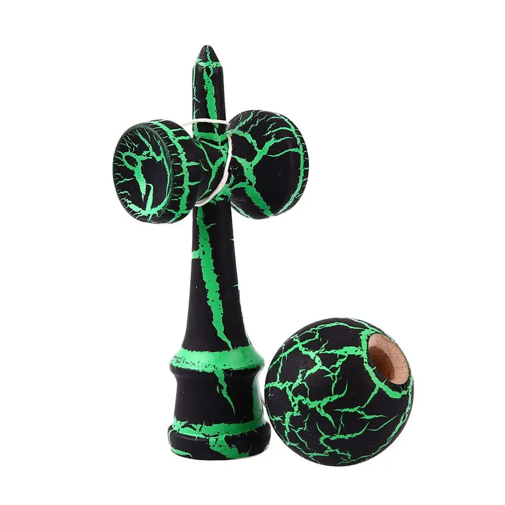 discounted  Full Crack Paint Jade Sword Skill Ball Japanese Game Toy Traditional Education Fashion Kids Kendama