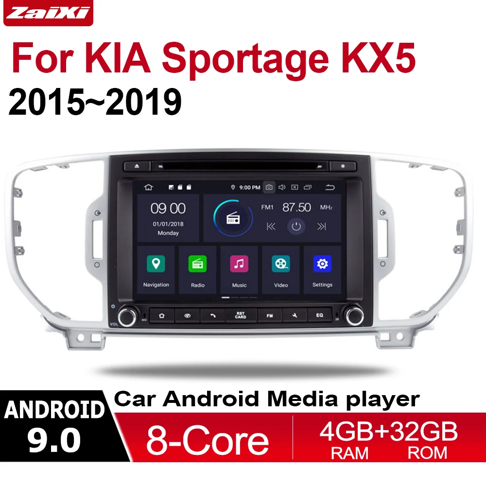 4GB android 9.0 car dvd player for KIA Sportage KX5 2015~2019 Multimedia GPS Navigation Map Autoradio WiFI Bluetooth 4GB android 9.0 car dvd player for KIA Sportage KX5 2015~2019 Multimedia GPS Navigation Map Autoradio WiFI Bluetooth