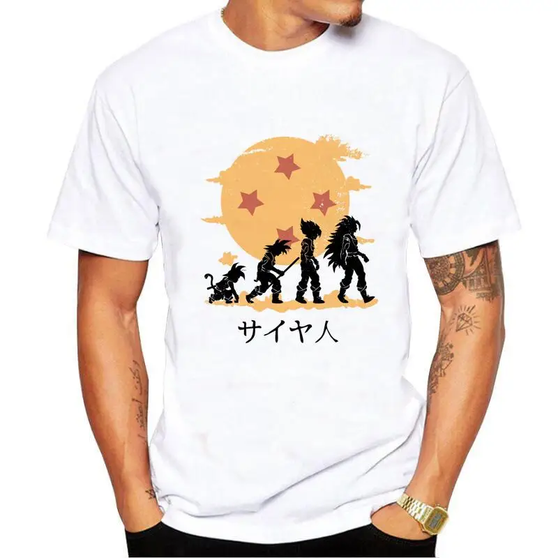 2019 Новая модная мужская футболка Dragon Ball Z Goku короткий рукав круглый вырез Супер