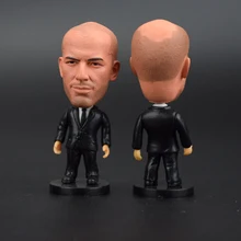 Zinedine Zidane 6,5 см 2,5 дюйма ПВХ смолы куклы игрушка фигура
