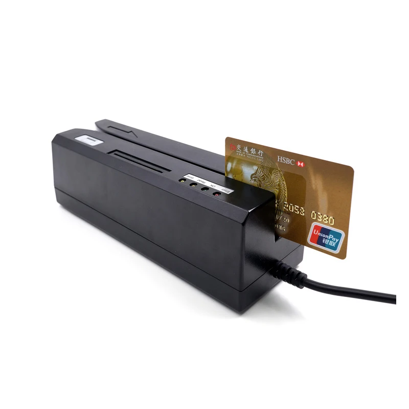 Plug And Play IC/PC/NFC smart EMV Chip считыватель кредитных карт + все 3 трека устройство