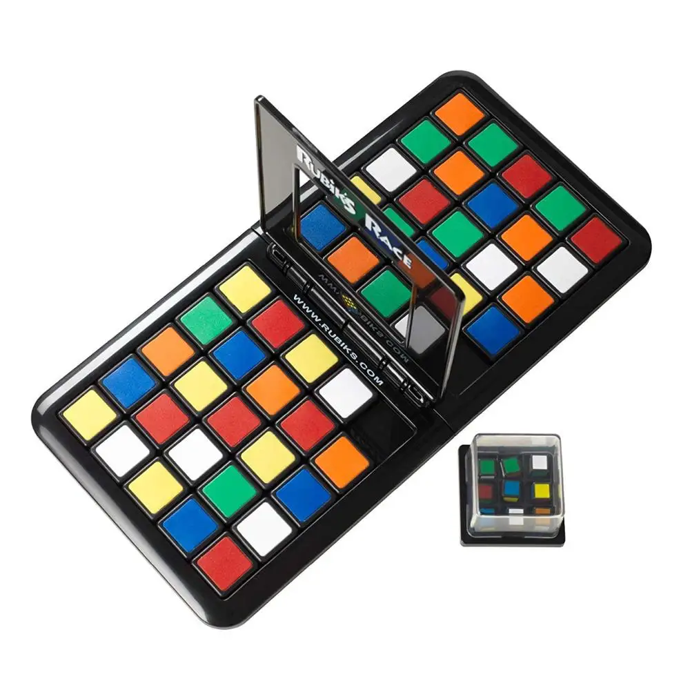 

Rubik's Race Game, Head To Head Fast Paced Square Shifting Board Game Based On The Rubiks Cubeboard, for Family, Adults and Kids