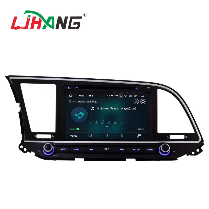 LJHANG ips Android 9,0 автомобильный dvd-плеер для hyundai Elantra wifi gps навигация 2 Din автомагнитола стерео 4G+ 64G аудио