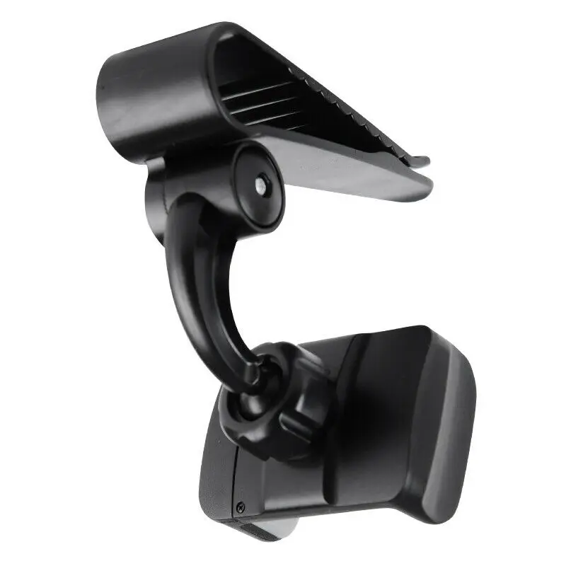 Universal 360 Car Clip Sun Visor Cell Phone Holder Mount Stand Soporte Movil For iphone XR GPS Holder in Car Mobile Clip